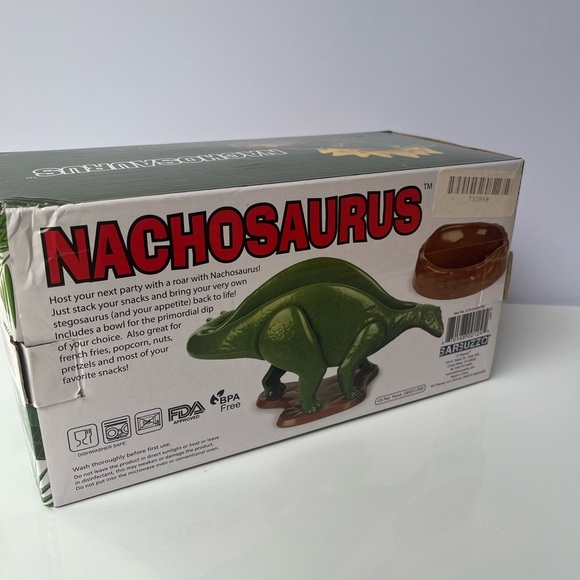 NEW 🦖The Nachosaurus! Dinosaur chip and dip or taco holder - Picture 16 of 16